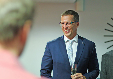 Aleš Kocourek 15 minut po svém zvolení, kdy získal většinu 15 hlasů. Foto: Adam Pluhař