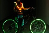 Osvětlený cyklista