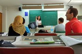 Z hodin čínštiny pro zahraniční studenty. (1)