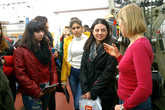 Turečtí středoškoláci na fakultě textilní