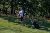 Golf si přijel do Liberce zahrát i olympionik Petr Koukal. V kategorii HCP O-17 skončil druhý. Foto: Adam Pluhař, TUL