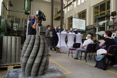 Tisková konference, na které TUL a ČVUT představily 3D tisk z betonu v projektu 3D Star. Foto: Roman Sejkot (ČVUT)
