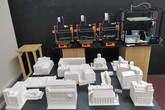 3D tisk jednoho modelu zabral desítky hodin. Foto: FUA TUL