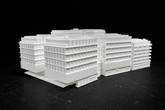 Model skupiny multifunkčních budov Quadrio. Foto: FUA TUL