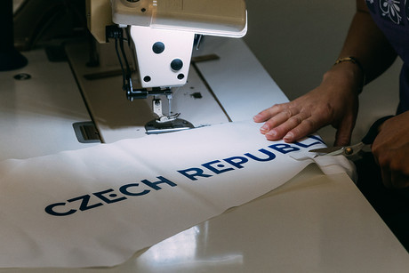 Made in Czech Republic je heslo kolekce oděvů pro ZOH 2022 v Pekingu. Foto ČOV.JPG