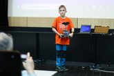 KyberRobot dává soutěžícím příležitost projevit svoji kreativitu, představy a technický um. Foto: Adam Pluhař, TUL