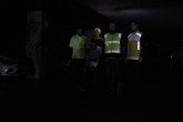 Ukázka retroreflexe prototypů vest a oděvů