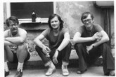 S Daliborem Vokáčem (vlevo) a Mirko Baumem (uprostřed) Na Jedlové (1976). Foto: archiv J. S.