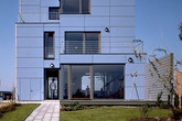 Český dům pro Evropskou vesnici na výstavě Bo01 v Malmö navrhl Jiří Suchomel. Postaven byl v roce 2001. Foto: Pavel Štecha / archiv J. S.