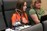 Patnáctý ročník soutěže robotických konstrukcí pro žáky základních a středních škol KyberRobot uspořádala tradičně Fakulta mechatroniky, informatiky a mezioborových studií TUL. Foto: Adam Pluhař, TUL