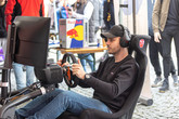 Závodní simulátor SIM Racing. Foto: Jaroslav Tomášek