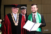 Cena rektora Miroslava Brzeziny pro Jiřího Ihnaťa. Foto: Adam Pluhař, TUL