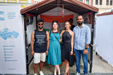 Zástupci indické komunity a pracovnice zahraničního oddělení TUL během 12. ročníku Letního festivalu cizinců a národnostních menšin Liberec – jedno město pro všechny. Foto: ZHR TUL
