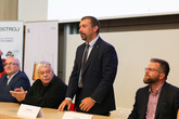 Děkan Fakulty strojní Jaromír Moravec během zahájení 16. mezinárodní konference Sklářské stroje. Foto: Adam Pluhař, TUL