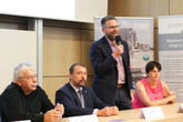 Ředitel Crystal Valley David Pastva během zahájení 16. konference Sklářské stroje. Foto: Adam Pluhař, TUL