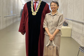 Rektor Brzezina s velvyslankyní Thajska J. E. Phasporn Sangasubana. Dies Academicus 2023. Foto: Jana V. Havlíková