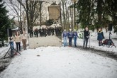Připomínka Dne lidských práv u Památníku obětem komunismu v Parku Paměti národa v Jablonecké ulici. Foto: Anna Provazníková