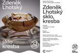 Pozvanka Zdenek  Lhotsky sklo, kresba