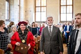 Rektorka Univerzity Karlovy Milena Králíčková a prezident ČR Petr Pavel. Foto: MŠMT
