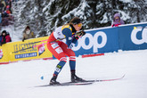 Barbora Antošová jede závod světového poháru ve finské Ruce. Foto: Tomáš Kříž