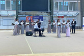 Bohemian Choir zazpíval českou a studentskou hymnu při zahajovacím ceremoniálu