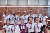 Ženský volejbalový tým vybojoval na hrách stříbrnou medaili. Foto: KTV FP TUL