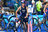 Seinu má Petra za sebou a čeká ji cyklistická pasáž olympijského triatlonu. Foto: archiv Petry Kuříkové