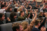 Přednáška Kovyho zaujala především studenty. Foto: Adam Pluhař