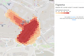 Kam až podle vás sahá Fügnerka? Ukázka z mapového výstupu projektu Živá jména