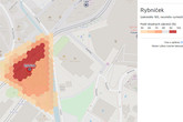 Jak ukazuje průzkum mezi respondenty, když si dáte sraz na Rybníčku, můžete stát také dvě stě metrů od sebe. Zdroj: Živá jména Liberce