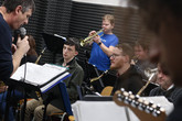 TULBand piluje k dokonalosti poslední noty před univerzitním plesem. Foto: Adam Pluhař