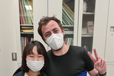Testy senzorů běžely i na fakultě textilních věd Shinshu University v Japonsku, předním světovém pracovišti v oblasti měření tělesných funkcí. Foto: archiv Michala Martinky