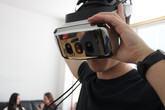 Laboratoř virtuální reality a eye-trackingu Ekonomické fakulty TUL slouží doktorandským výzkumům. Foto: Ondřej Michal