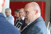 Ředitel CXI Miroslav Černík na tiskové konferenci Snídaně s rektorem