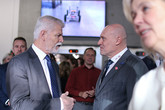 Prezident ČR Pavel a ředitel CXI Černík. Foto: Adam Pluhař.