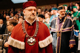 Ze slavnostní inaugurace rektora Aleše Kocourka. Foto: Zuzana Bajtová