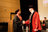Ze slavnostní inaugurace rektora Aleše Kocourka. Foto: Zuzana Bajtová