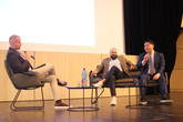 Panelová diskuse Heejun Shina (Soonchunhyang University Jižní Korea), Zdeňka Jindříška (FZS TUL) a George Tataru (Counter-Terrorism Medicine Europe). Foto: Adam Pluhař