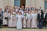 V kostele sv. Antonína Velikého v Liberci se odehrála česká premiéra komponovaného programu 'Paměť ohně, hlas křišťálu'. Foto: Matouš Terč