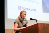 Vedoucí Zahraničního oddělení TUL Michaela Andělová během International Day. Foto: Adam Pluhař