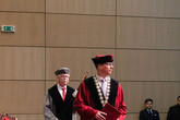 Promoce Dětské univerzity na TUL. Na snímku je rektor Aleš Kocourek. Foto: Ondřej Kedaj