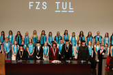 Letní promoce na Fakultě zdravotnických studií TUL. Foto: Adam Pluhař