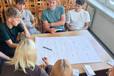 Účastníci workshopu na Střední zdravotnické škole v Turnově. Foto: EF TUL