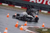 Formule Božena Technické univerzity v Liberci na polském závodním okruhu Słomczyn. Foto: K. Rubenczyk. Formula Student Poland