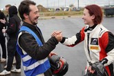 Piloti Václav Kosnar a Michelle Jandová na polském závodním okruhu Słomczyn. Foto: FS TUL Racing