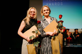 Tereza Stříteská a Jaa Sehnalová (vpravo) z FZS získaly Teaching Awards. Foto: Zuzana Bajtová