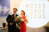 Dies academicus 2026. Pavel Pelech a Tereza Nalezená. Foto: Zuzana Bajtová