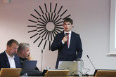 Ceny Průmyslové rady Fakulty strojní TUL 2026 a prezentace Jana Procházky, jenž se zabýval laboratorním a tribologickým testováním motorových olejů s extrémně nízkou viskozitou. Foto: Adam Pluhař