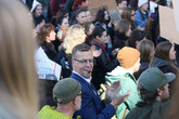 Protest na TUL proti rušení koncesionářských poplatků. Foto: Adam Pluhař