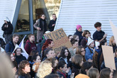 Protest na TUL proti rušení koncesionářských poplatků. Foto: Adam Pluhař